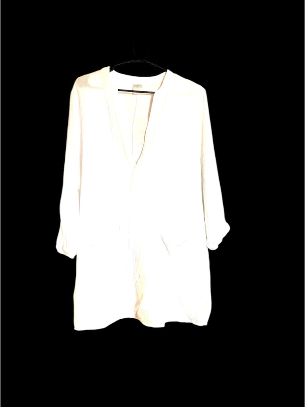 Kona Sol White Lightweight Gauze swimsuit coverup